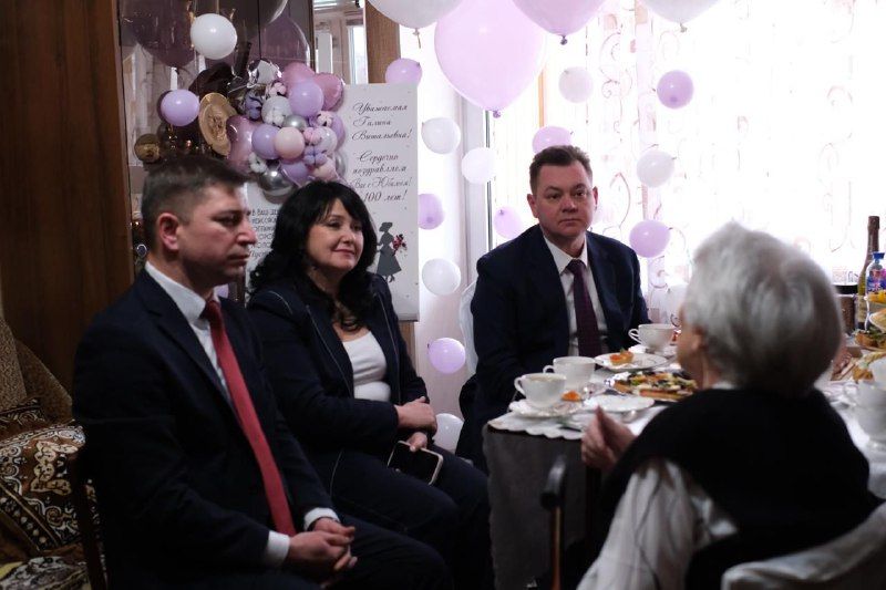 100-летие отметила участник Великой Отечественной войны, отличник народного просвещения Галина Рогова