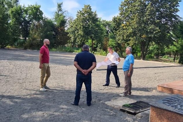 Новый парк в Новошахтинске благоустроят к концу осени