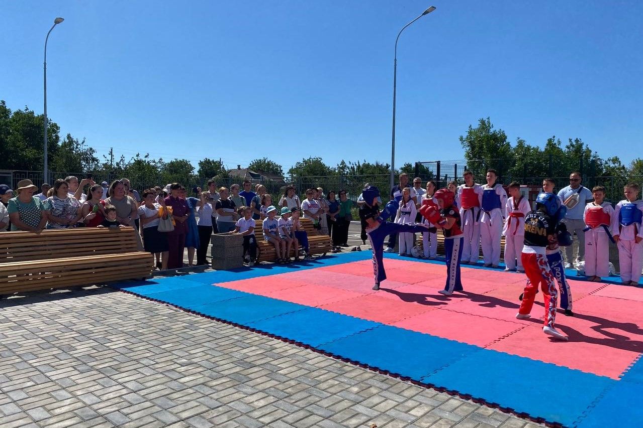 Новый спортивный комплекс открыли в Октябрьском районе
