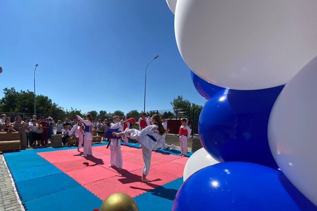 Новый спортивный комплекс открыли в Октябрьском районе