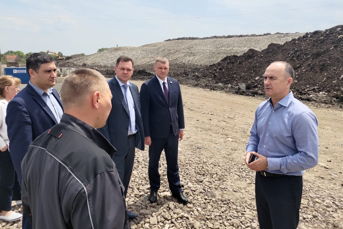 В Таганроге продолжается рекультивация полигона ТБО на Николаевском шоссе