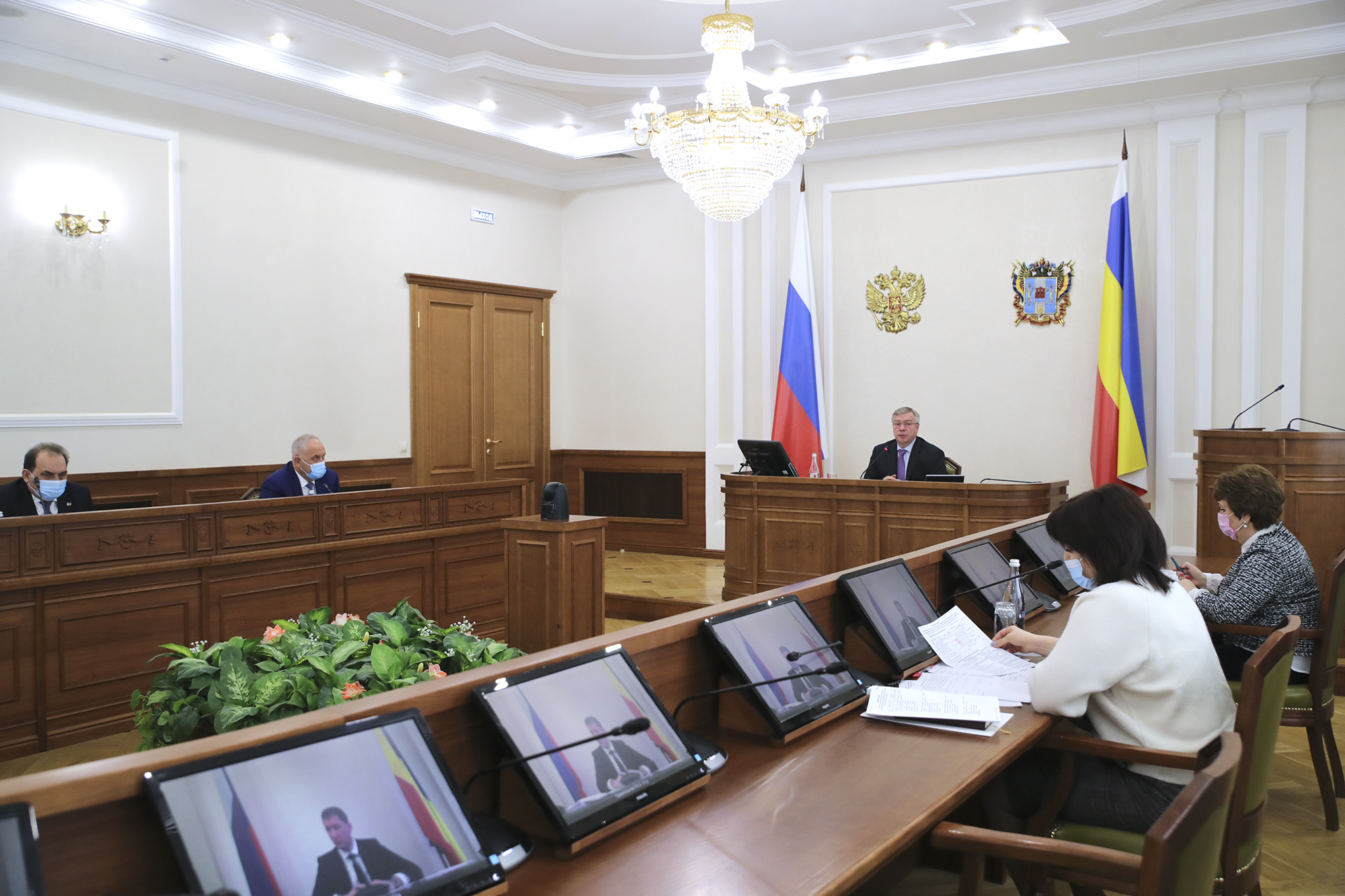 Совещание «Об итогах работы министерства строительства, архитектуры и территориального развития Ростовской области за 2021 год и задачах на 2022 год»