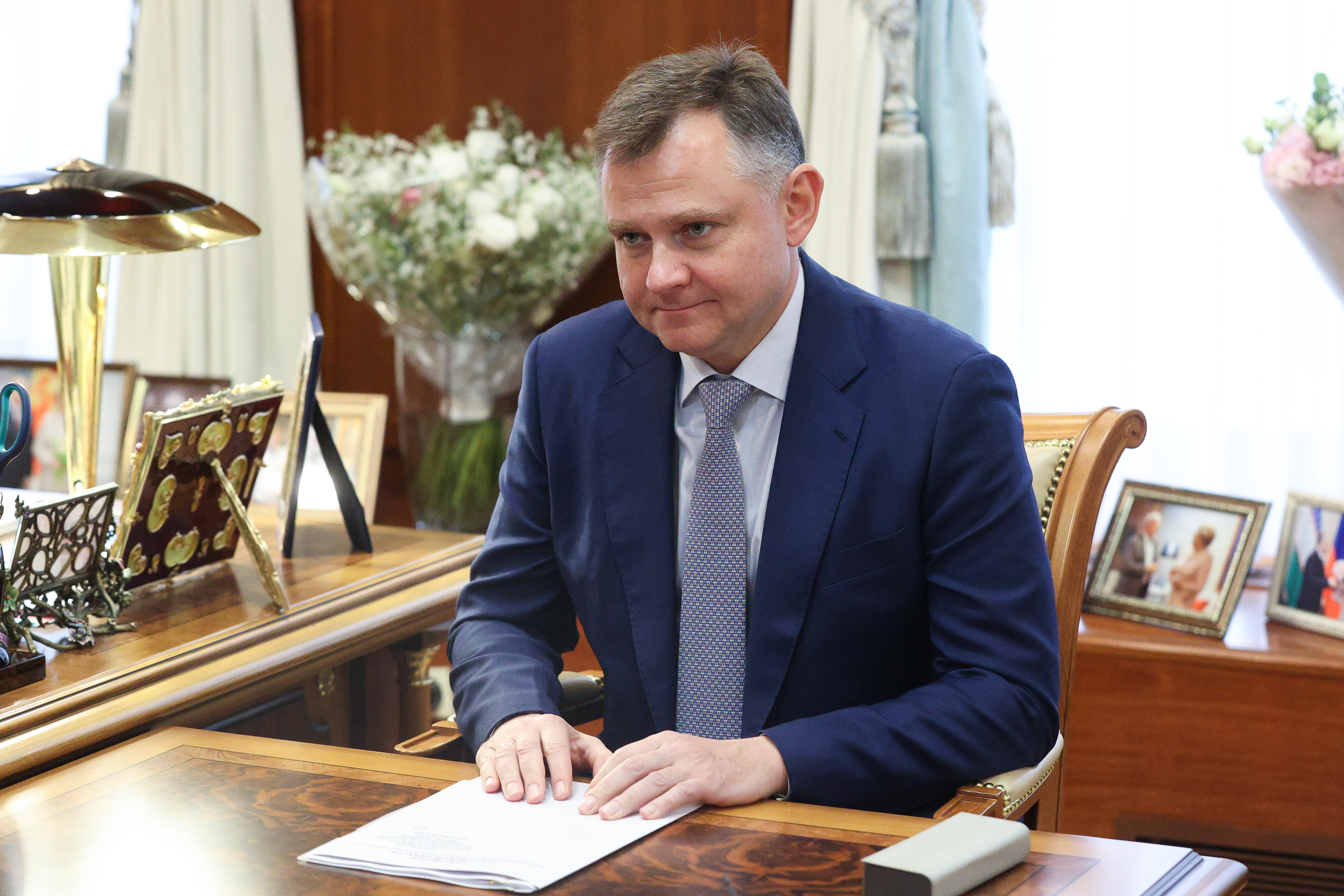 Встреча губернатора Ростовской области Ю.Б.Слюсаря с Председателем Совета Федерации Федерального Собрания Российской Федерации В.И.Матвиенко