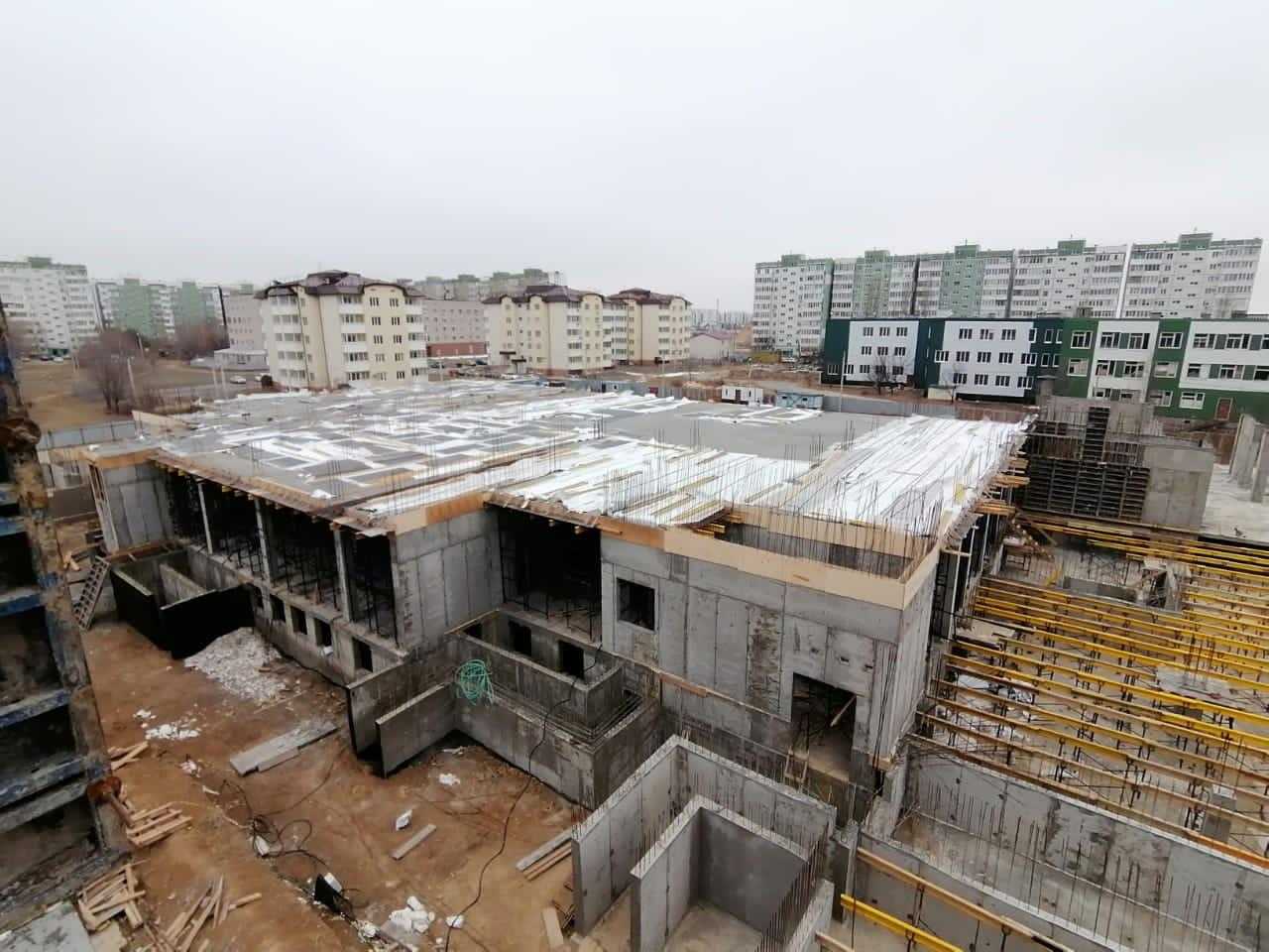 В Волгодонске продолжается строительство школы на 600 мест