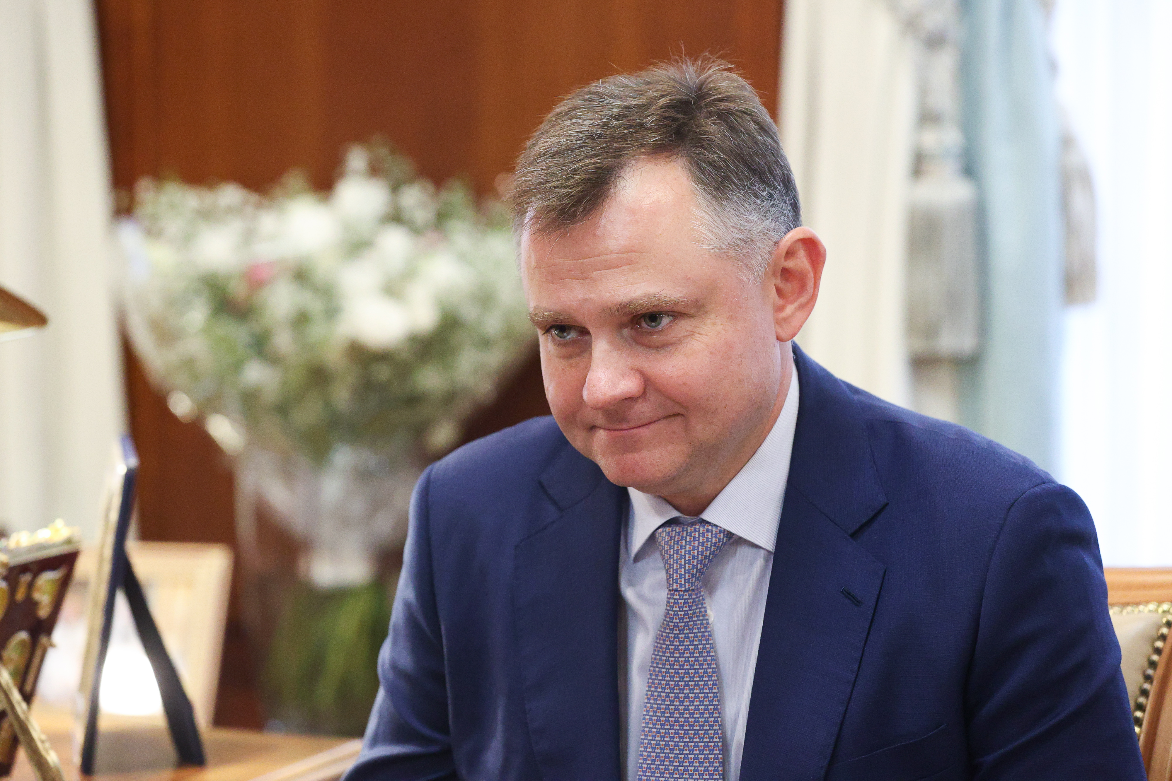 Встреча губернатора Ростовской области Ю.Б.Слюсаря с Председателем Совета Федерации Федерального Собрания Российской Федерации В.И.Матвиенко