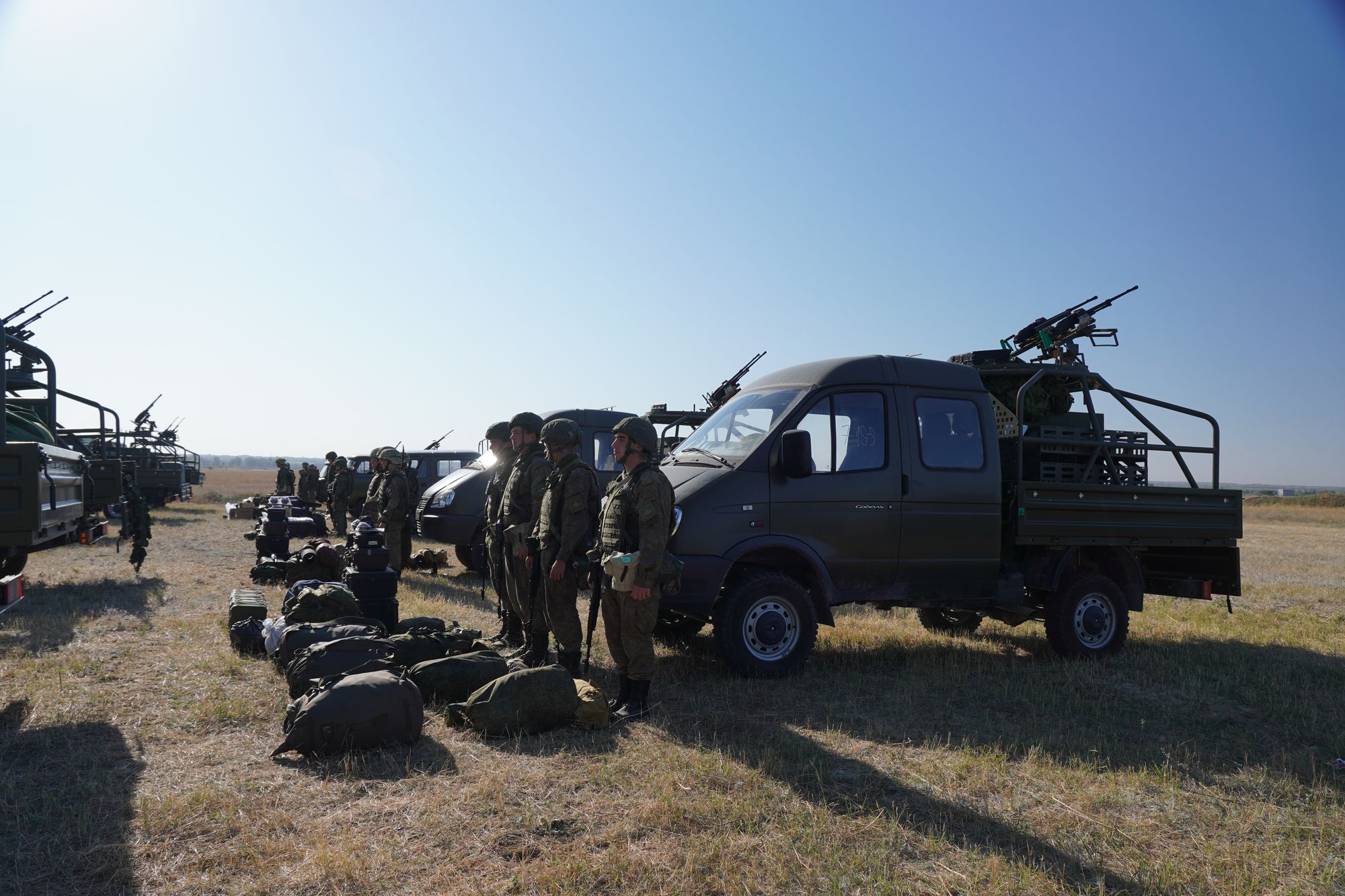 На полигоне ЮВО завершилась подготовка мобильных огневых групп подавления воздушных целей