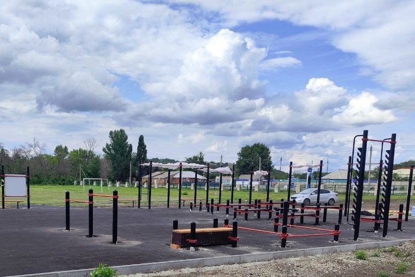 В Ростовской области продолжается работа по возведению спортивных площадок ГТО
