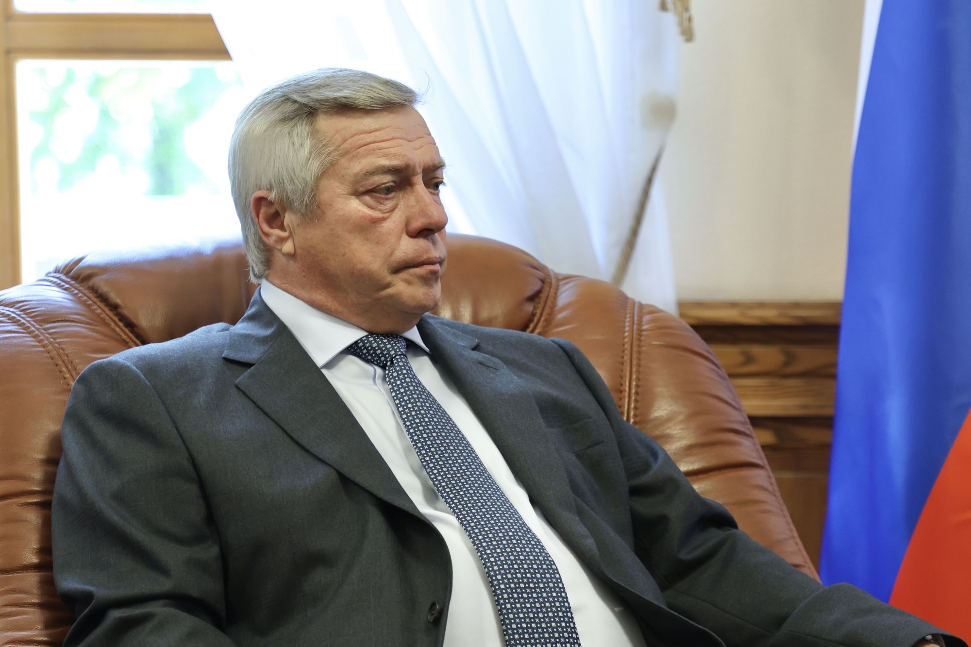Встреча губернатора Ростовской области Василия Голубева с председателем Гродненского облисполкома Владимиром Караником