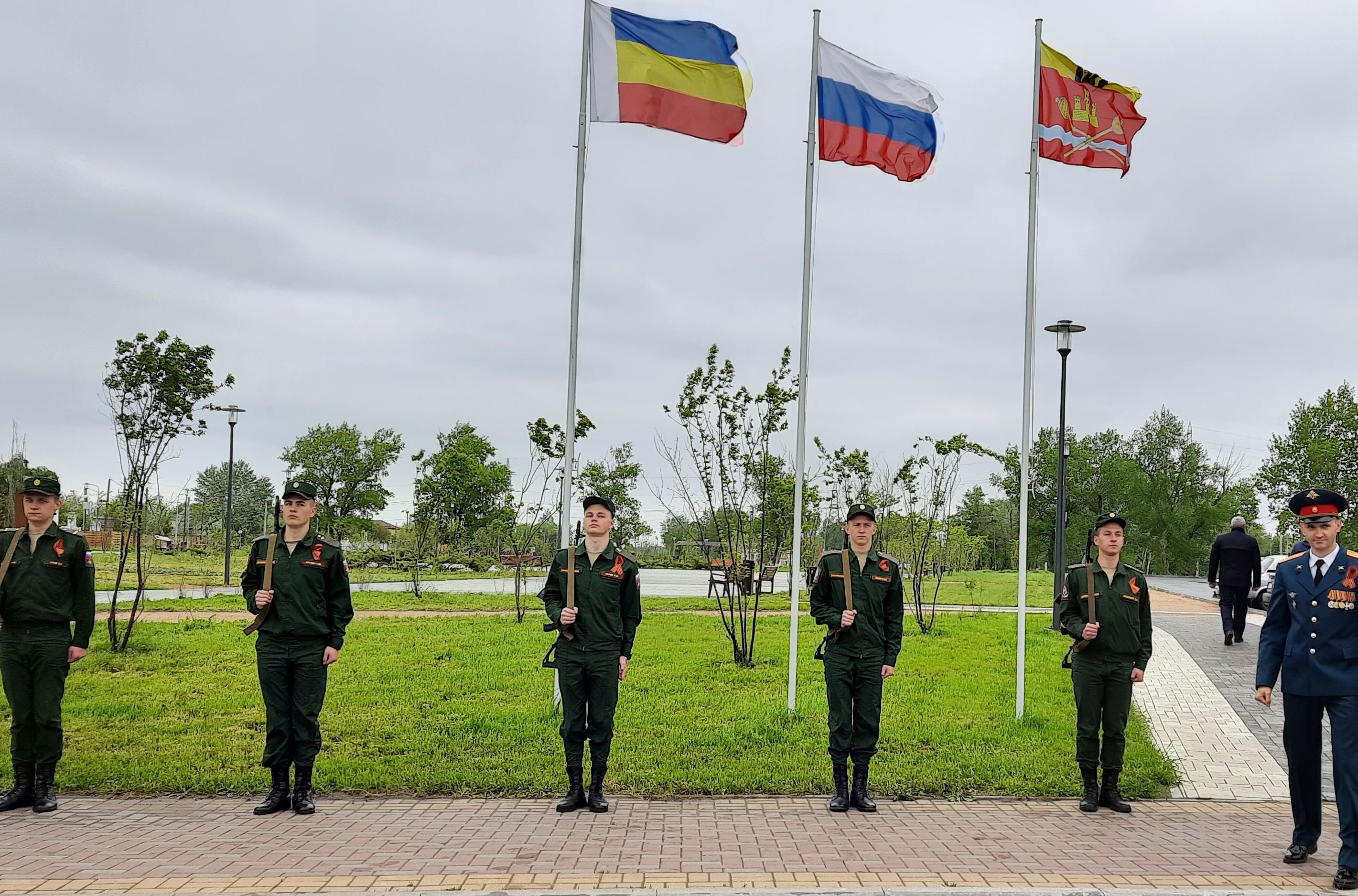 Памятный знак «Населенный пункт воинской доблести» открыт в станице Старочеркасской